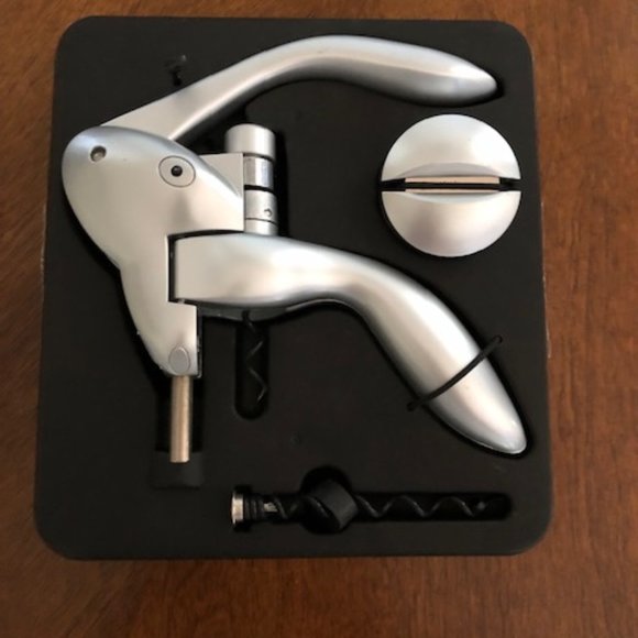 Houdini Lever Corkscrew with foil cutter and extra spiral - Picture 2 of 3